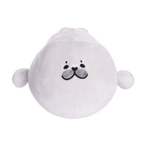 keaiart-ly Chubby Seal Cuddle Pillow, Chonky Seal Plush Animal Stuffed Toys (Gray, 12inch)