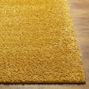 Mark&Day Area Rugs, 5x7 Vere Modern Shag Bright Orange Area Rug, Orange Carpet for Living Room, Bedroom or Kitchen (5'3" x 7'3")