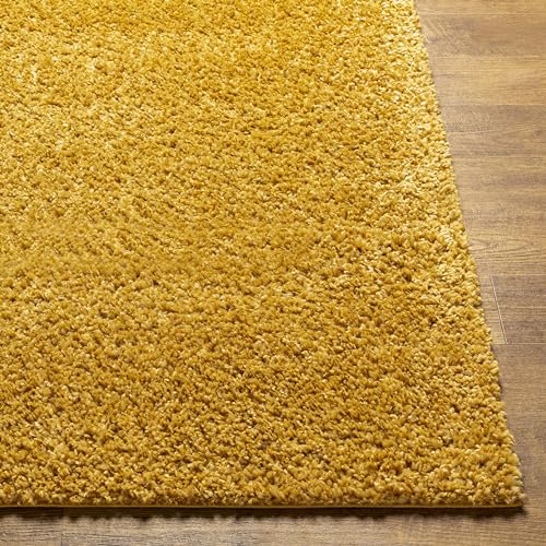 Mark&Day Area Rugs, 5x7 Vere Modern Shag Bright Orange Area Rug, Orange Carpet for Living Room, Bedroom or Kitchen (5'3" x 7'3")