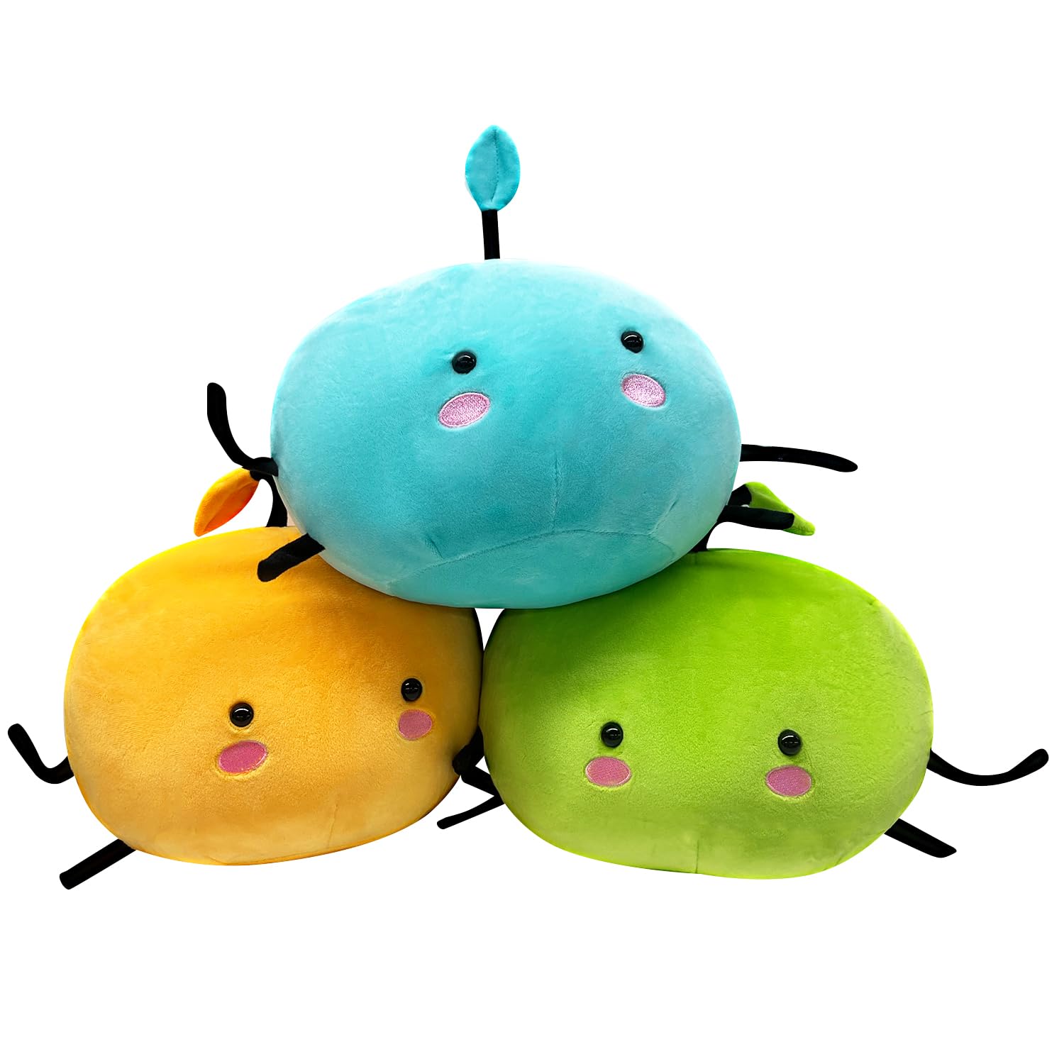 IOONCHI Plush Toy Cute Plush Plushies Stuffed Pillow Game Soft Plush Doll Decor Best Gift Kids (Green)