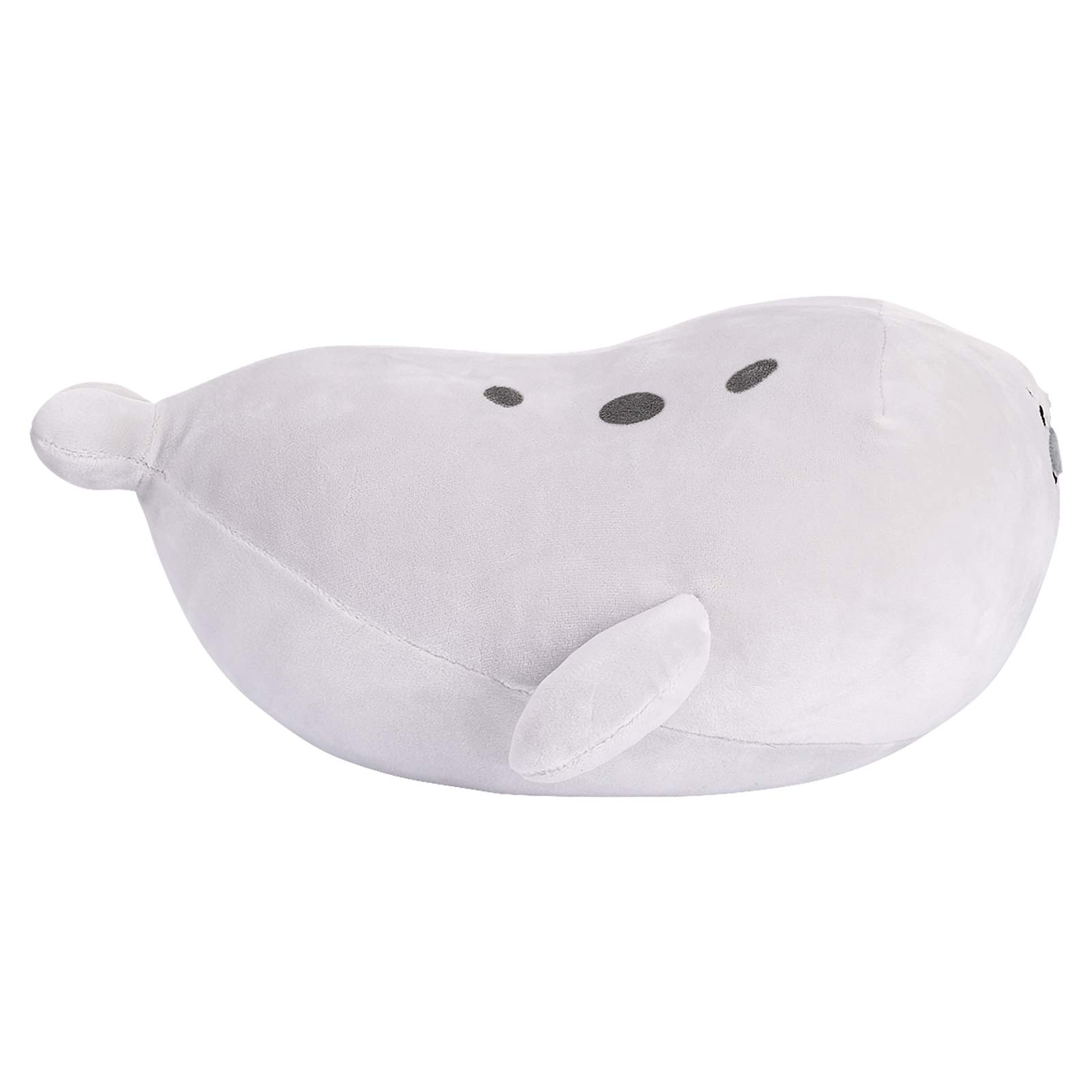 keaiart-ly Chubby Seal Cuddle Pillow, Chonky Seal Plush Animal Stuffed Toys (Gray, 12inch)