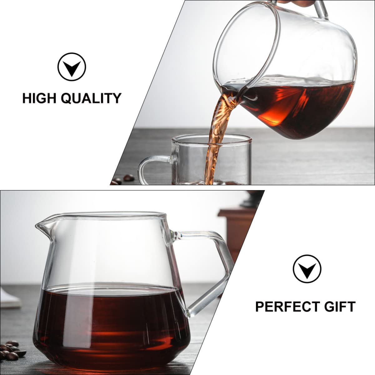 Homoyoyo Coffee 1pc Handle Replacement Mug Iced Serving/Teapot Beverage Storing Home Cups Tea Jug Jar and Ice Steeper Pour Hotel Lid Server Manual Espresso Machine Espresso Machine Espresso Machine