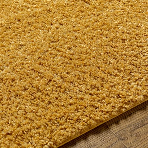 Mark&Day Area Rugs, 5x7 Vere Modern Shag Bright Orange Area Rug, Orange Carpet for Living Room, Bedroom or Kitchen (5'3" x 7'3")