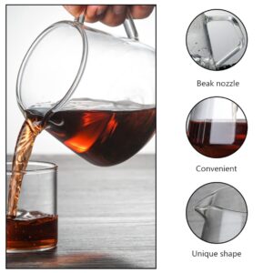 Homoyoyo Coffee 1pc Handle Replacement Mug Iced Serving/Teapot Beverage Storing Home Cups Tea Jug Jar and Ice Steeper Pour Hotel Lid Server Manual Espresso Machine Espresso Machine Espresso Machine