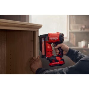 CRAFTSMAN V20 RP Pin Nailer, Nail Gun, 23GA, For 5/8-1-3/8 inch Pin Nails, Bare Tool Only (CMCN623B)