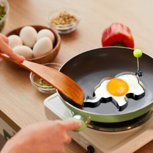 Egg Rings, 6 Animal Shapes Nonstick Egg Mold Egg Rings For Frying Eggs,Egg Mold For Breakfast, Pancakes, And Fried,Egg Cooking Rings Stainless Steel Egg Shaper For Egg Mcmuffins