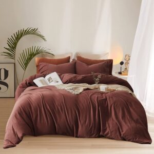 pureant brick red comforter sets queen solid dark rust red bedding comforters modern plain purplish cotton bed quilts women girls blackish red warm blankets pure dark brown red durable bedding vintage