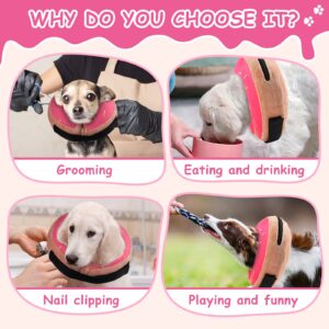 Dog Cone Collar,Soft Cone Collar for Dogs After Surgery for Large Medium Small Dogs,Pet Inflatable Collar Protective Recovery Donut Collar Alternative E Collar Does not Block Vision XL(Neck:19"-24")