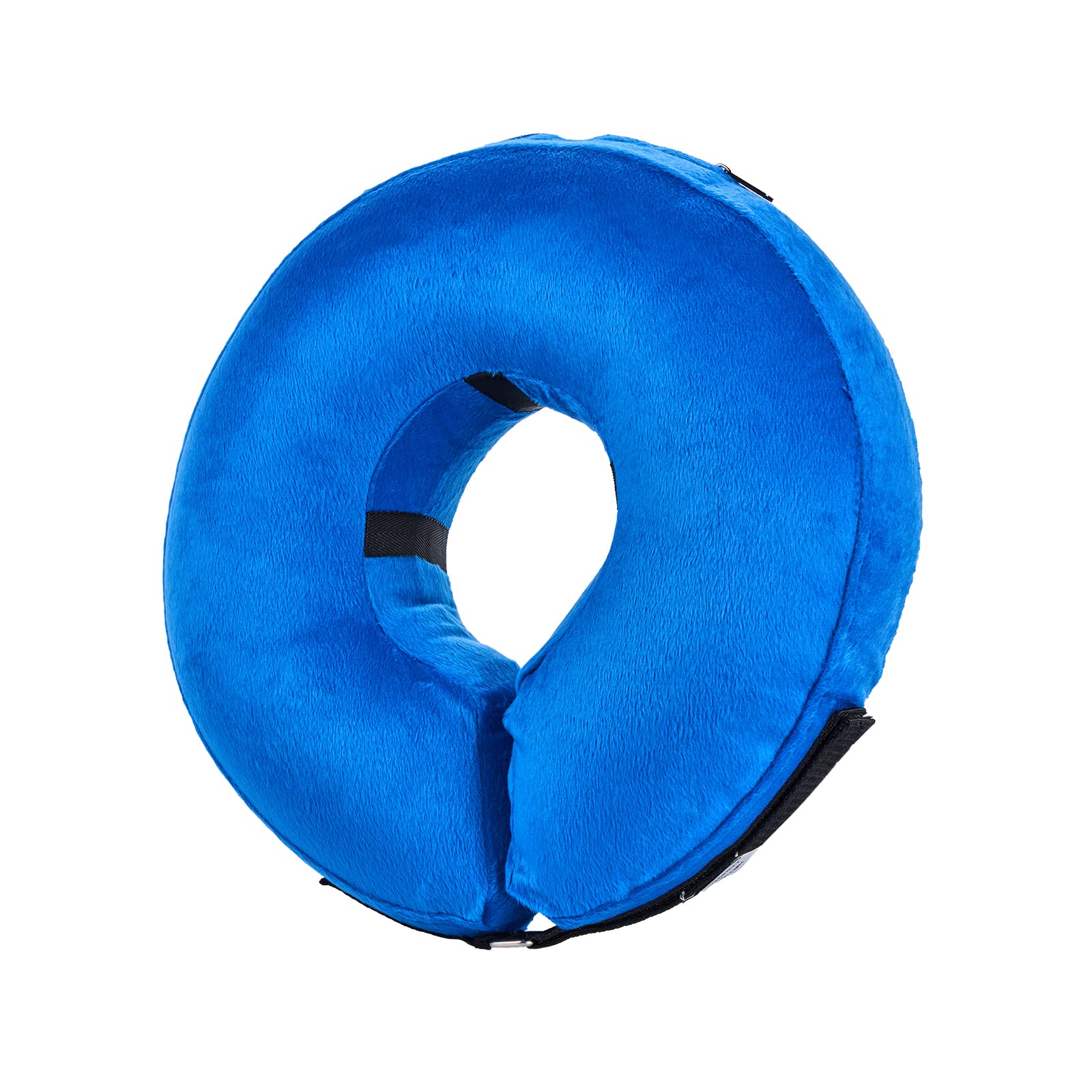 Dog Cone Collar for After Surgery - Soft Dog Cones for Medium Dog and Cats- Inflatable Elizabethan Dog Cone Collar Alternative - Adjustable Recovery Collar for Pets - Blue - Medium(Neck 9"-12")