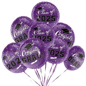 class of 2025 graduation party supplies & decorations - 12pcs 18" congrats grad green balloons set for memorable grad celebrations