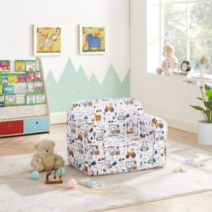 Ulax furniture Kids Armchair Toddler Couch Baby Sofa Chair for Boys and Girls