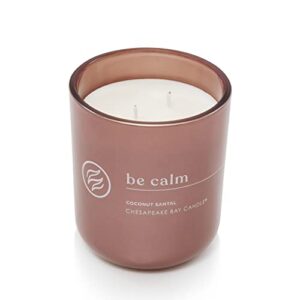 Chesapeake Bay Candle Intentions Collection Candle, Be Calm: Relax and let go (Coconut Santal), 13 oz, Home Décor