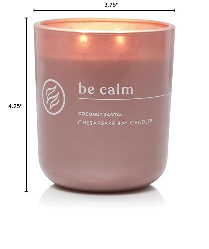 Chesapeake Bay Candle Intentions Collection Candle, Be Calm: Relax and let go (Coconut Santal), 13 oz, Home Décor