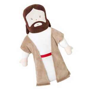 zerodeko plush pillows jesus plush pillow, comfortable throw pillow jesus pattern cushion pillow jesus stuffed doll plushie stuffed jesus plush cushion, 19.6 inches kids pillow