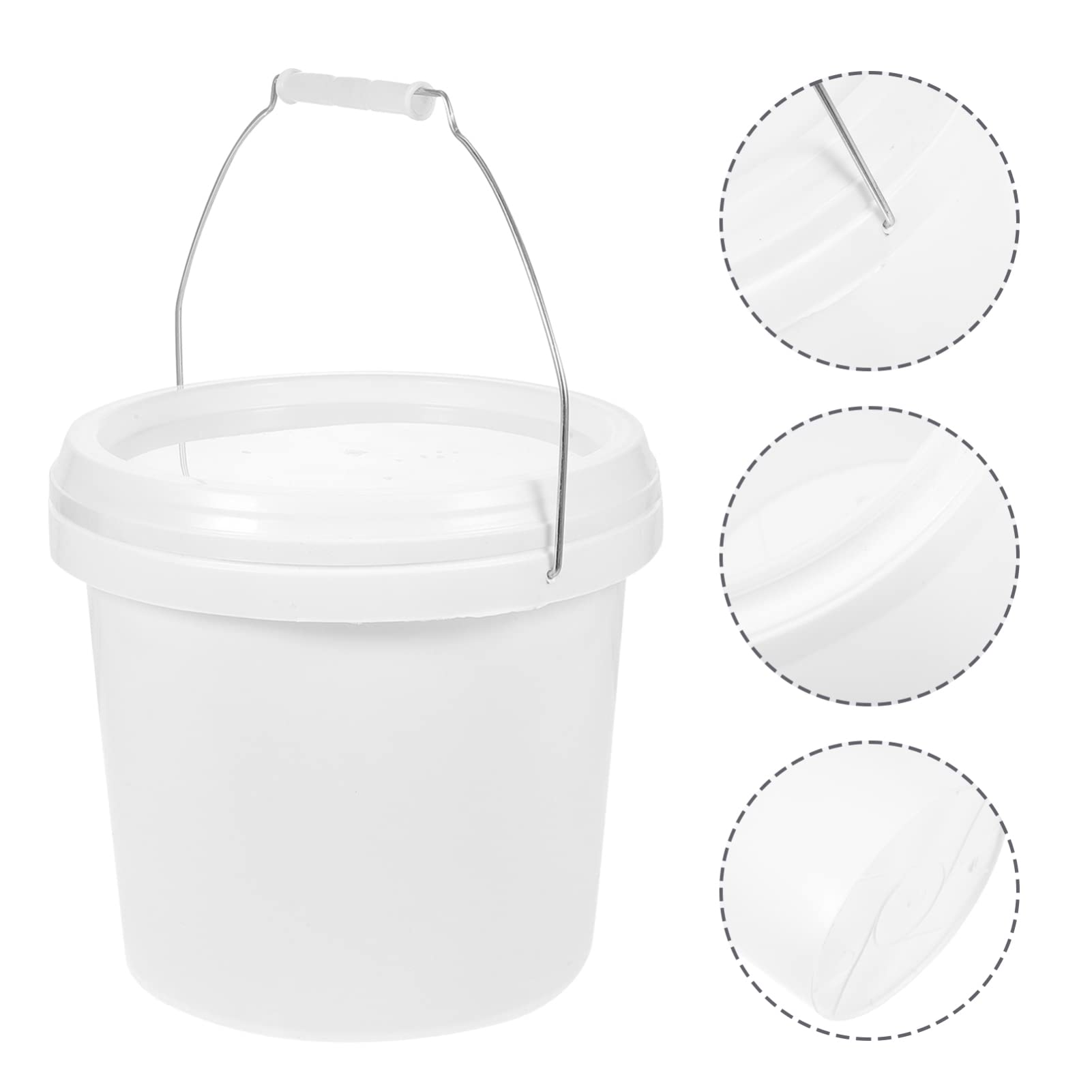 HONMEET Multi Functional Art Painting Bucket with Lid Versatile Paint Container for Arts and Crafts for Painting Projects