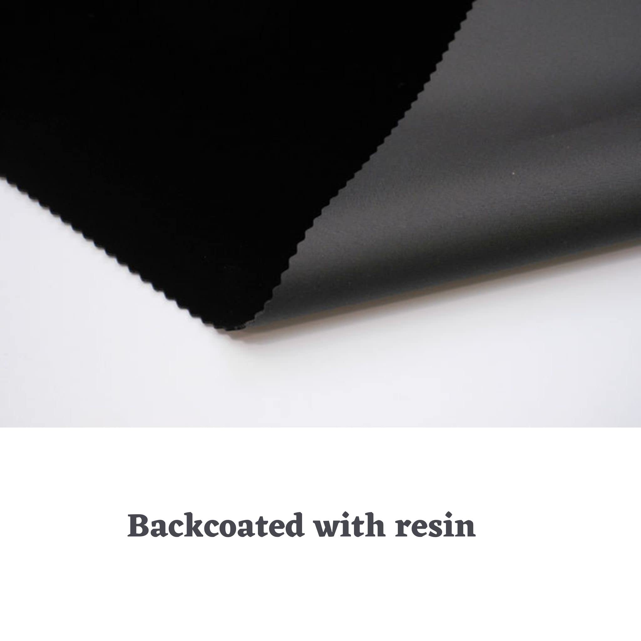 The Black Market Musou Black Fabric KIWAMI, Backcoated - 43 Inch Wide Sold by The Yard