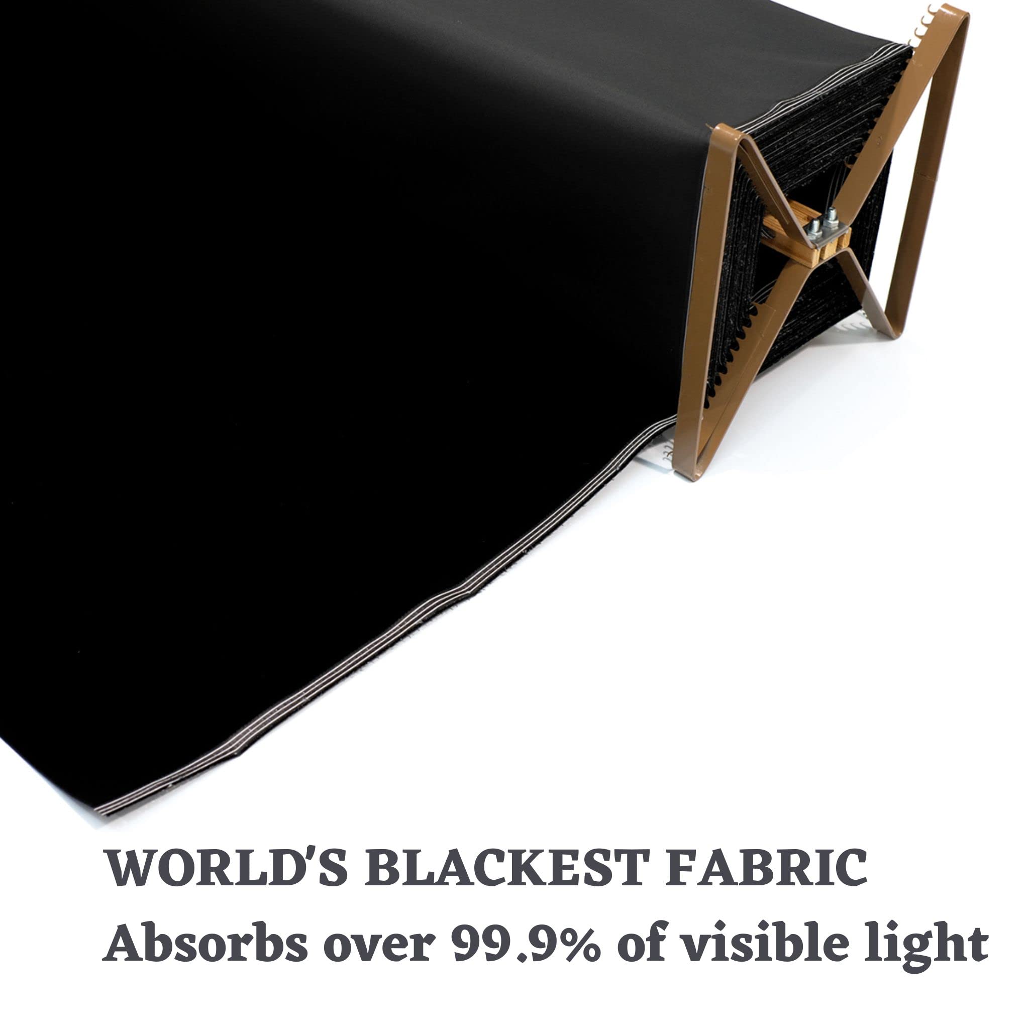 The Black Market Musou Black Fabric KIWAMI, Backcoated - 43 Inch Wide Sold by The Yard