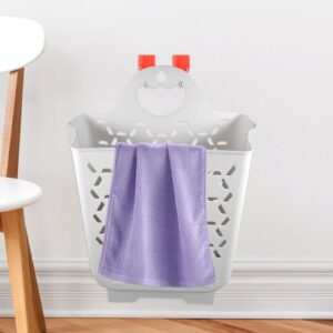 Zerodeko Wall Mount Laundry Basket Collapsible Laundry Basket Bathroom Laundry Hamper Dirty Clothes Container Basket for Laundry Storage Basket with Handles Wall Laundry Hamper