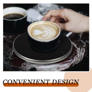 Luxshiny to Electric Tea Warm Beverage Reusable for Pad Mug Keep USB Metal Milk Home Warmer Water Chocolate Coffee Desktop Heater Mat Wax Candle Cups Coaster Plate Heating Machine Hot