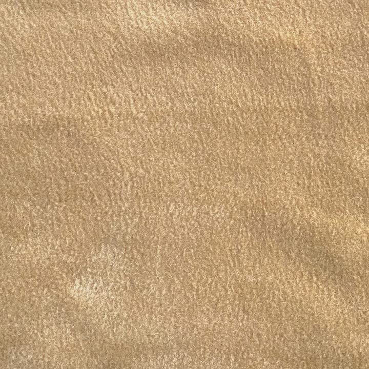 Solid Toffee Brown (Medium Weight) Anti-Pill Fleece Fabric by The Yard