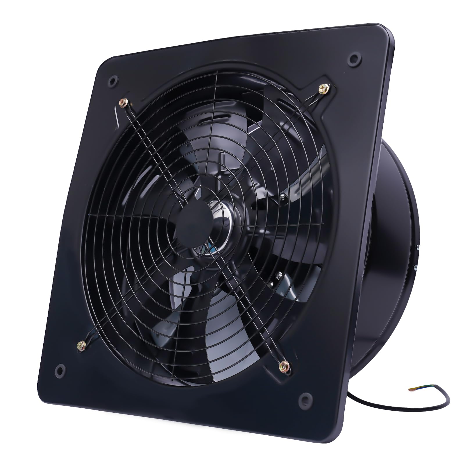 DYRABREST 110V 16 Inch Industrial Ventilation, 750W Commercial Air Blower Fan, 2800R/min Low Noise Stable Running Metal Axial Exhaust Fan Wall Mounted Kitchen