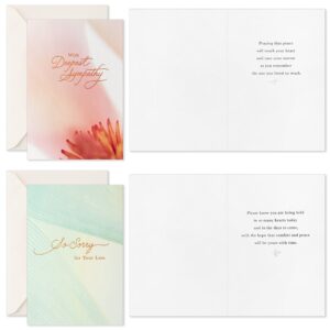 Hallmark Sympathy Cards Assortment, Nature (16 Cards with Envelopes)