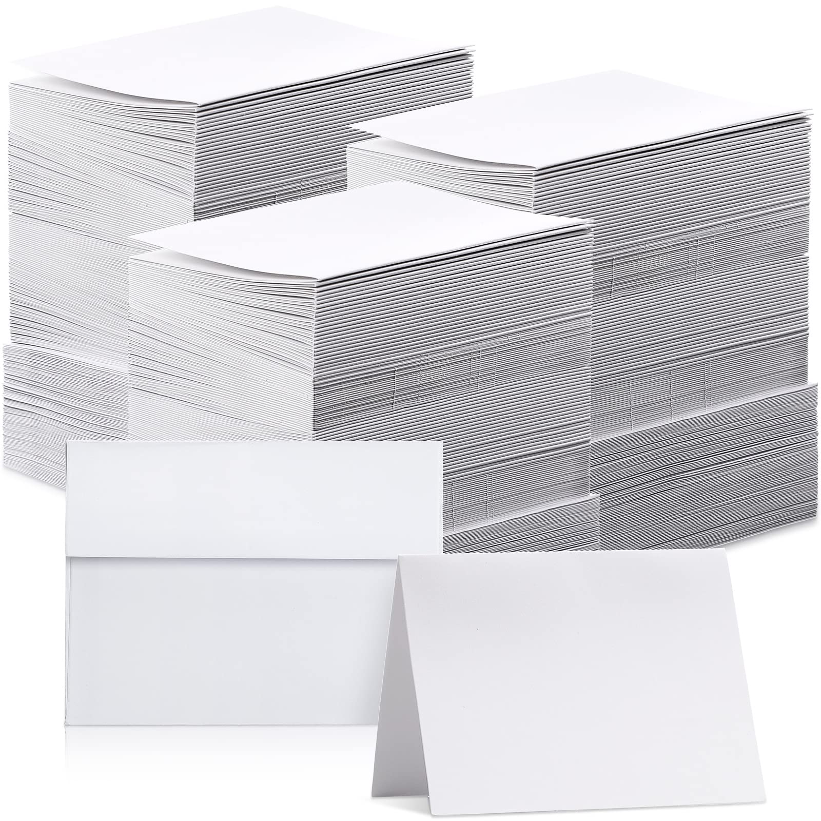 300 Sets Heavyweight Blank White Cards and A2 Envelopes Printable Postcards Folded Card Stock for DIY Greeting Card Wedding Business Invitations Bridal Shower Birthday Occasion (4.25 x 5.5 Inch)