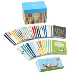 Hallmark All Occasion Boxed Greeting Card Assortment for Kids (Pack of 48) - for Birthdays, Encouragement, Thank You