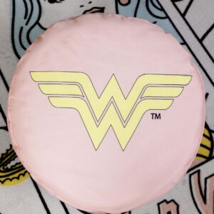 DC Comics Wonder Woman Lasso Stump Seat | Soft Chairs for Kids, Bean Bag Filler for Comfort, Superhero Design