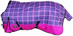 challenger 74" 1200d horse turnout waterproof heavy weight winter blanket purple 5ee15g