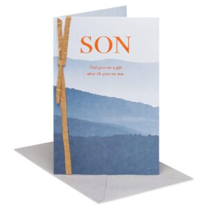 american greetings religious birthday card for son (blessing in my life)