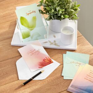 Hallmark Sympathy Cards Assortment, Nature (16 Cards with Envelopes)