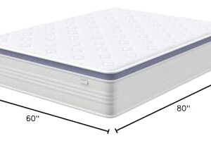 Dourxi Queen Mattress, 12 Inch Hybrid Queen Size Mattress in a Box with Gel Memory Foam, Individually Pocketed Springs for Support and Pressure Relief - Medium Plush