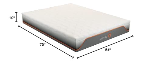 Dormeo Recovery 10" Full Mattress with Signature Recovery Foam™ and Pressure Relieving OctaspringⓇ Technology, Medium Firm - 75” L x 54” W x 10” H