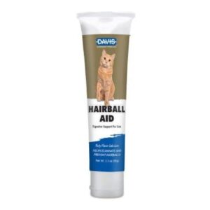 davis hairball aid digestive support for cats, 3.3 oz