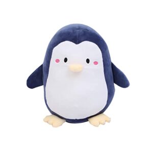 penguin plush pillow, soft penguin stuffed animal hugging pillow toy gifts for birthday, valentine, christmas, 9.8 inch