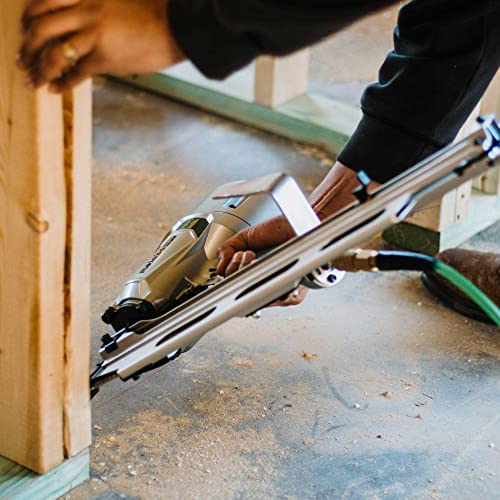 Metabo HPT Framing Nailer | High Grade Aluminum Magazine | Pneumatic | Framing Nails 2-Inch to 3-1/4-Inch | Rafter Hook | NR83A5(S1)