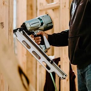 Metabo HPT Framing Nailer | High Grade Aluminum Magazine | Pneumatic | Framing Nails 2-Inch to 3-1/4-Inch | Rafter Hook | NR83A5(S1)