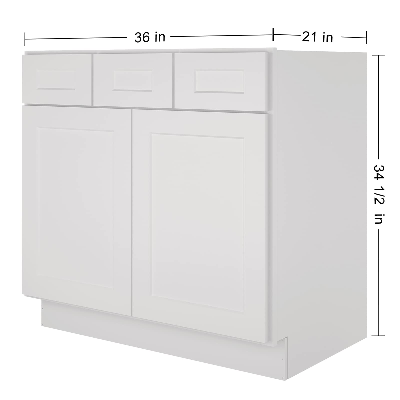 LOVMOR 36'' Bathroom Vanity, Single Sink Storage Unit, Large Capacity for Laundry Room, Kitchen, Shower Room & Utility Room.