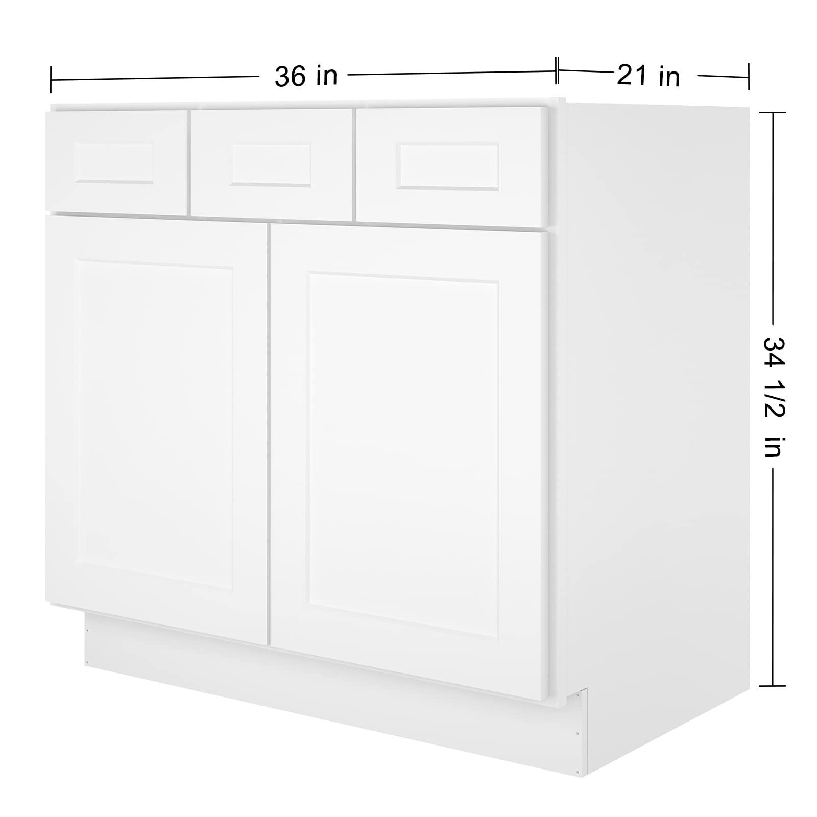 LOVMOR 36'' Bathroom Vanity, Single Sink Storage Unit, Large Capacity for Laundry Room, Kitchen, Shower Room & Utility Room.