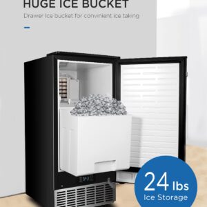 ADT 80lbs Daily untercounter Built in Commercial ice Maker ice Maker Machine freestanding ICE Maker