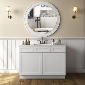 LOVMOR 36'' Bathroom Vanity, Single Sink Storage Unit, Large Capacity for Laundry Room, Kitchen, Shower Room & Utility Room.