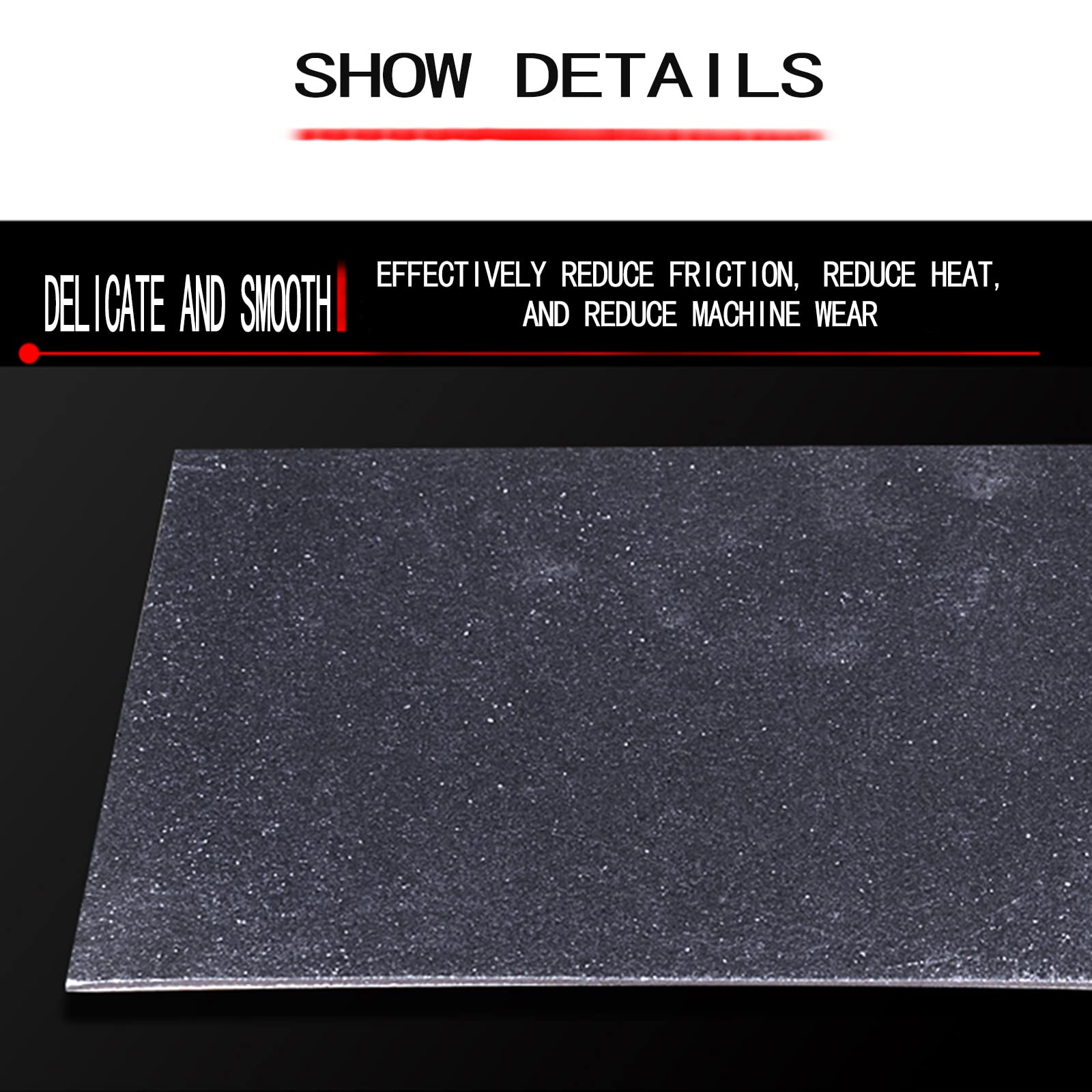 NAGU Graphite Platen Pad for 4"x6" CRAFTSMAN, HARBOR FREIGHT, SKIL Belt Sanders