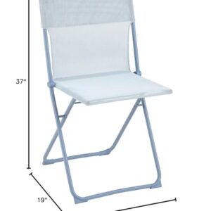 Lafuma Chaise Balcony Chair, Ciel Sky Blue