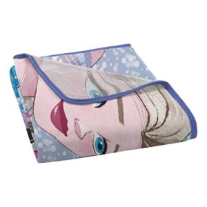 Northwest Frozen Micro Raschel Throw Blanket, 46" x 60", New Family