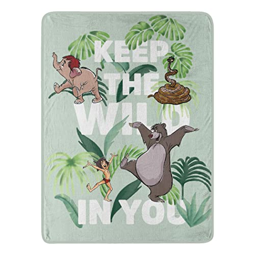 Northwest Jungle Book Micro Raschel Throw Blanket, 46" x 60", Wild in You