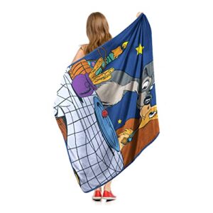 Northwest Disney's Lady & The Tramp Micro Raschel Throw Blanket, 46" x 60", Dinner for Two