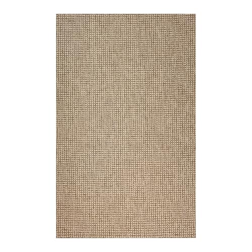 IOHOUZE Small Area Rug 2'x3' Washable Boho Rugs for Entryway Rubber Backing Kitchen Rugs Indoor Outdoor Doormat Throw Rug Floor Carpet for Entrance Kitchen Bathroom, Tan/Brown