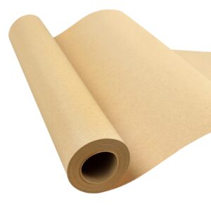 15"×400" brown paper roll, brown wrapping paper, craft paper, wrapping paper, packing paper for moving, packing, gift wrapping, wall art, table runner, floor covering