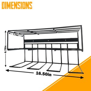 MRONextDay.com Tool Storage Organizer - Drill Holder Wall Mount - Power Tool Storage Rack for Organizing Your Workbench - Sturdy Drill Storage.